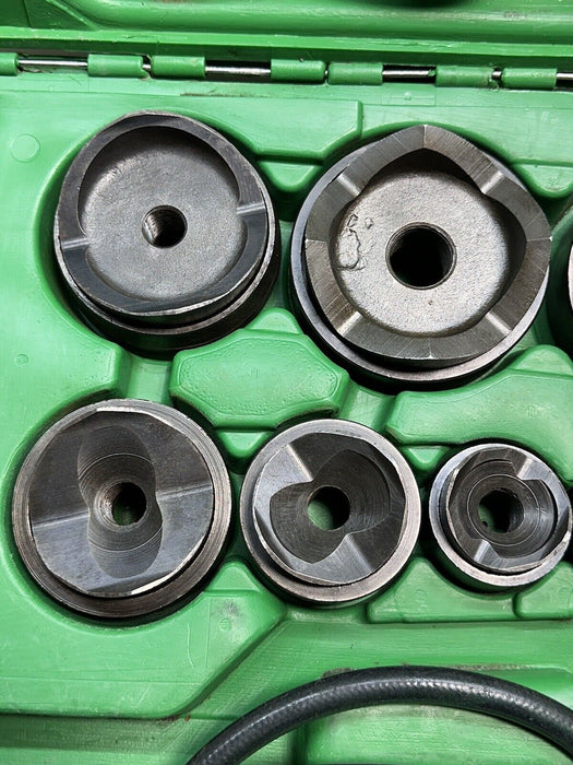 Greenlee 7310SB Slug Buster KO Knockout Punch Set 1/2" - 4" , 767 Pump, Case #10