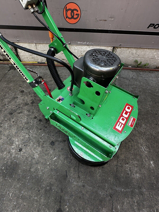 Edco 2EC-NG-1.5 Magna-Trap Electric Dual Disc 115V 1PH Concrete Floor Grinder et17