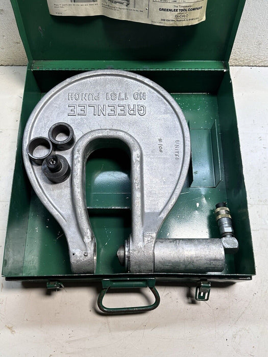 Greenlee C-Punch Hydraulic Punch And Dies + Case