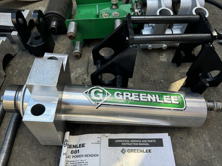 Greenlee 881CT Cam Track Hydraulic Pipe Bender 2.5”-4” Rigid IMC EMT 960 881 #1