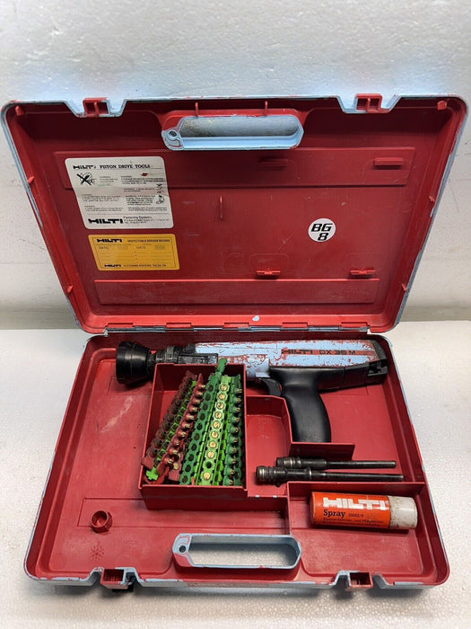 Hilti DX36M Powder Actuated Nail Stud Gun With Extras Works Great Ships ASAP