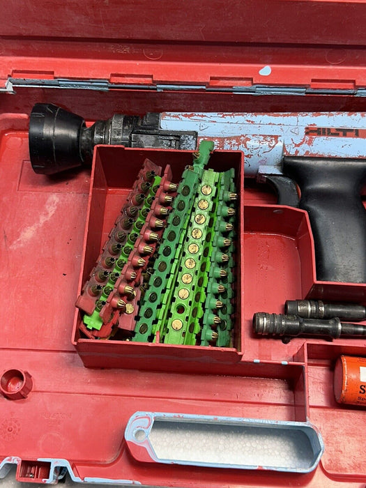 Hilti DX36M Powder Actuated Nail Stud Gun With Extras Works Great Ships ASAP