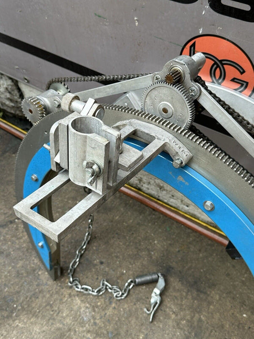 H&M 2C-20 Pipe Beveling Saddle Machine 12 - 20" + Bridge ,  Dogs, Chain Nice #29