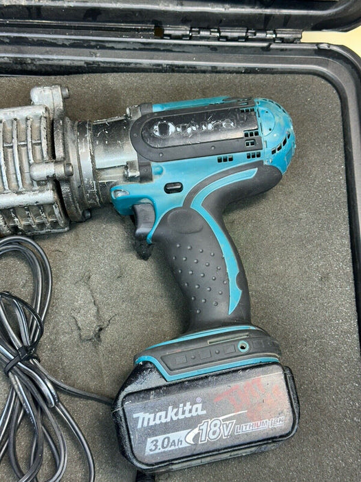 Hougen-Ogura Electro-Hydraulic Cordless 18V Punch Pro Model 76000PR Battery # 2