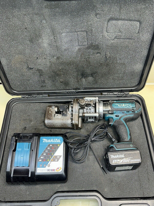 Hougen-Ogura Electro-Hydraulic Cordless 18V Punch Pro Model 76000PR Battery # 3