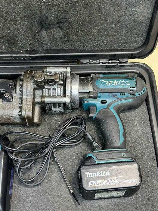 Hougen-Ogura Electro-Hydraulic Cordless 18V Punch Pro Model 76000PR Battery # 3