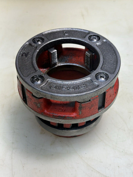 Ridgid 2” Threading Die Head 12-R Pipe Threader No Chips  #2