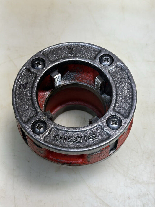 Ridgid 2” Threading Die Head 12-R Pipe Threader No Chips  #2