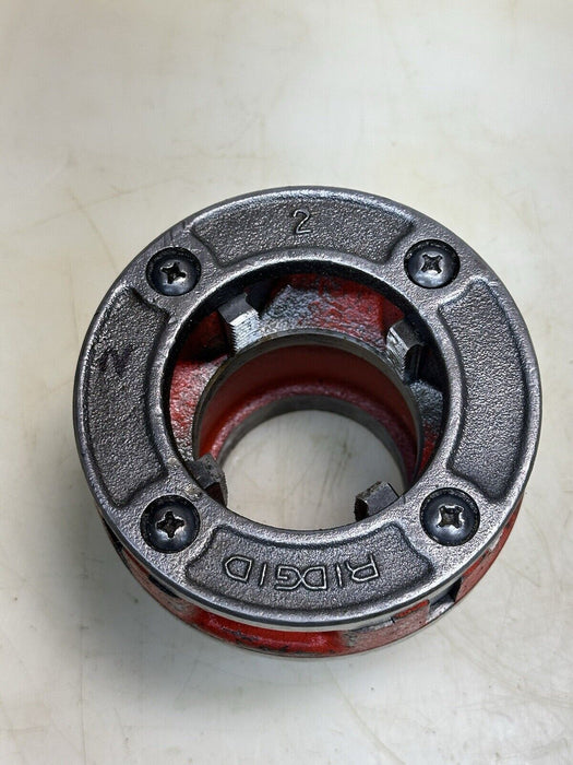 Ridgid 2” Threading Die Head 12-R Pipe Threader No Chips  #2