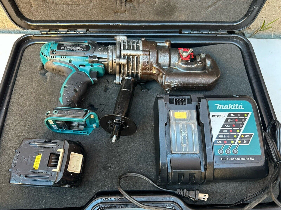 Hougen-Ogura Electro-Hydraulic Cordless 18V Punch Pro Model 76000PR Battery #31