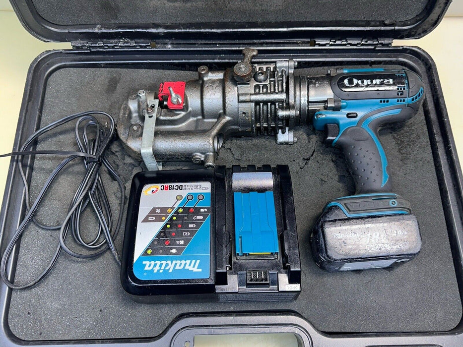 Hougen-Ogura Electro-Hydraulic Cordless 18V Punch Pro Model 76000PR Battery #38