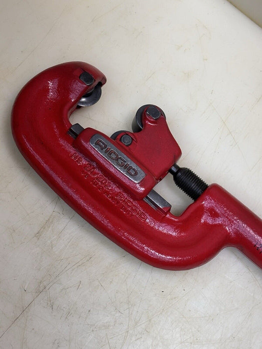 Ridgid No. 2 / 2A 1/8" - 2" Heavy Duty Pipe Cutter Used Refurbished #2 bg4