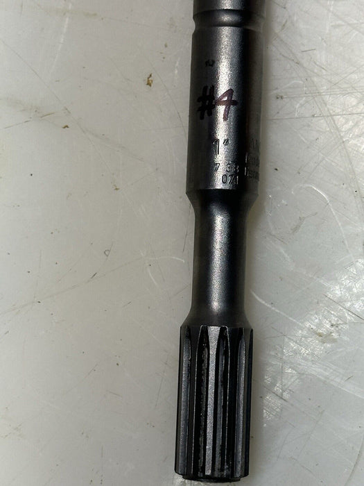 Spline Drive 1” X 36” Long Concrete Rotary Hammer Drill Bit Made In Germany #4