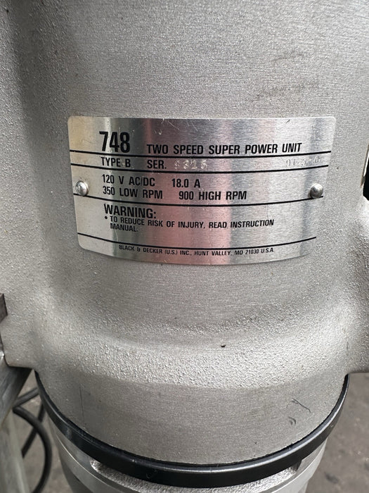 Husqvarna Target Concrete Diamond Core Drill Rig, B&D 2 Speed HD Motor + 5 Bits