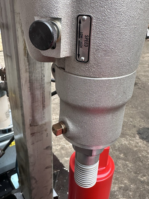 Husqvarna Target Concrete Diamond Core Drill Rig, B&D 2 Speed HD Motor + 5 Bits