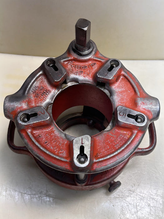 RIDGID 4PJ Jam proof pipe threader die head 2-1/2 to 4" Capacity