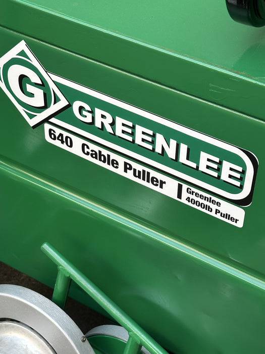 Greenlee 4000 lb 640 Wire Cable Tugger Puller,  Excellent Shape!!!