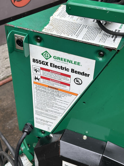 Greenlee 855GX Pipe Bender 1”-2” Rigid IMC EMT 555 854 855 Excellent Condition!!
