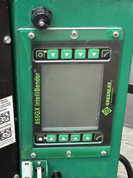 Greenlee 855GX Pipe Bender 1”-2” Rigid IMC EMT 555 854 855 Excellent Condition!!