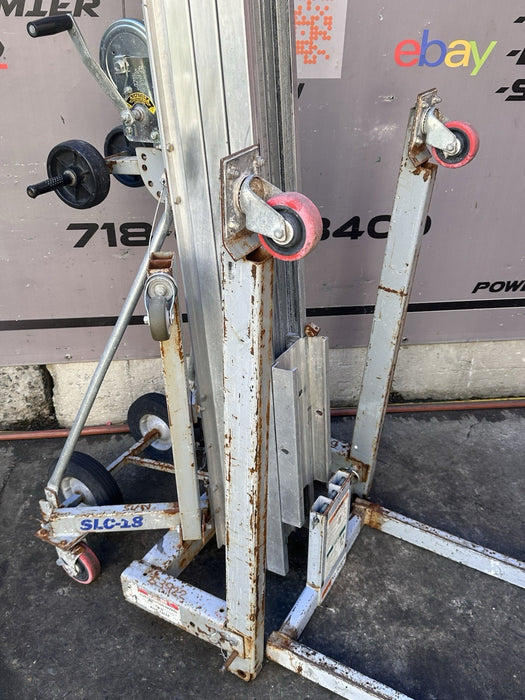 Genie SLC18 18' Superlift Material Lift Hoist Lift Duct Jack 650 lbs. TESTED BG2