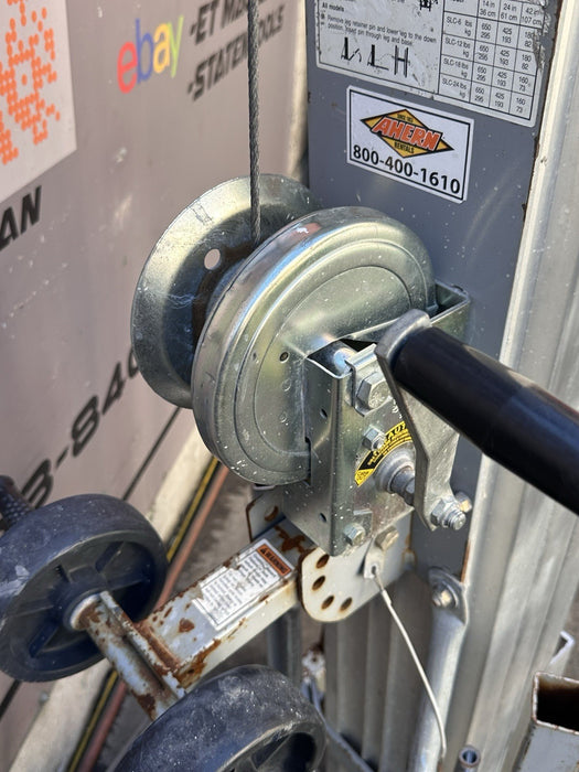 Genie SLC18 18' Superlift Material Lift Hoist Lift Duct Jack 650 lbs. TESTED BG2