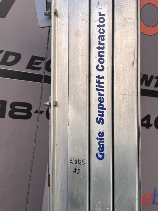 Genie SLC18 18' Superlift Material Lift Hoist Lift Duct Jack 650 lbs. TESTED BG2
