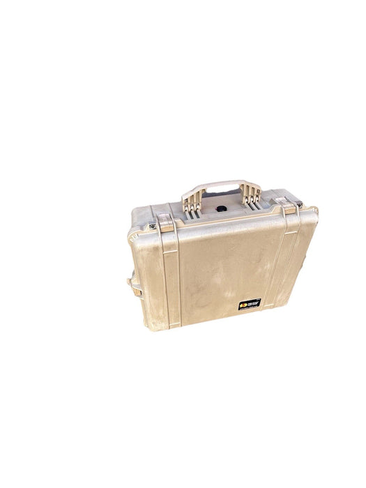 Pelican 1600 Watertight Hard Case with Foam insert - Desert Tan W/ Dividers