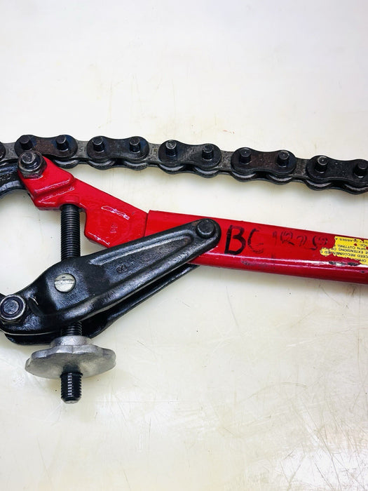 Wheeler Rex 4906 Ratchet Soil Pipe Cutter Chain - 1-1/2" to 6".  Great Shape #2