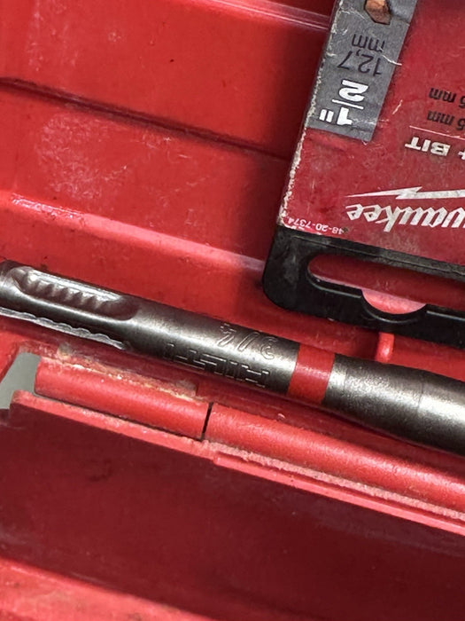 HILTI TE 16 Rotary Hammer Drill Corded Electric W/Case & 5X  Bits