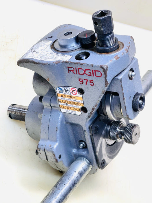 RIDGID 975 Roll Groover  1-1/4" To 6" Fits Ridgid 300 Threader Excellent