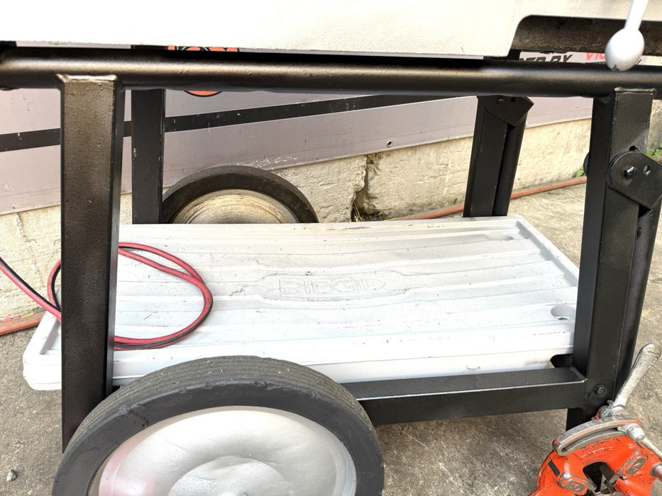 Reconditioned RIDGID® 535 V2 Pipe Threader with 2 811A Die Head HSS Dies & Cart