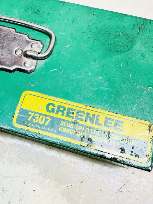 Greenlee 7307 Slug Splitter Knockout Punch Set 1/2 - 2" Conduit Stainless Steel