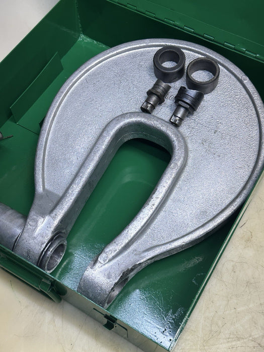 GREENLEE 1731 HYDRAULIC C-FRAME KNOCKOUT PUNCH DRIVER + PUNCHES #BG9