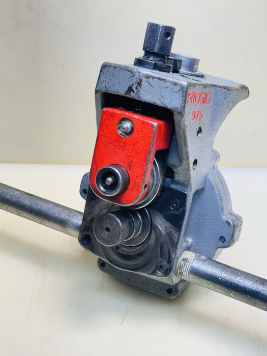 RIDGID 975 Roll Groover  1-1/4" To 6" Fits Ridgid 300 Threader Nice Shape #3