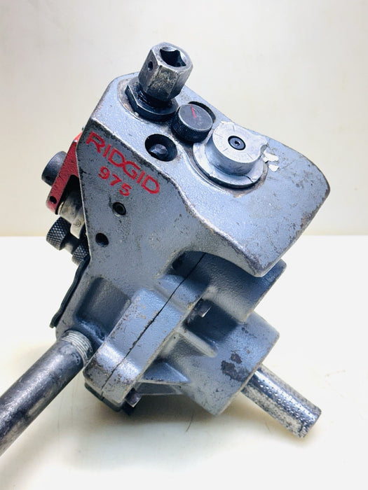 RIDGID 975 Roll Groover  1-1/4" To 6" Fits Ridgid 300 Threader Nice Shape #3