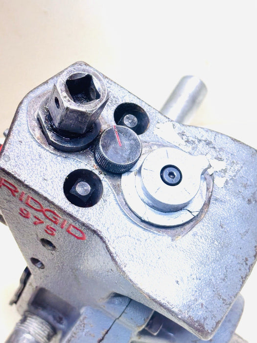 RIDGID 975 Roll Groover  1-1/4" To 6" Fits Ridgid 300 Threader Nice Shape #3
