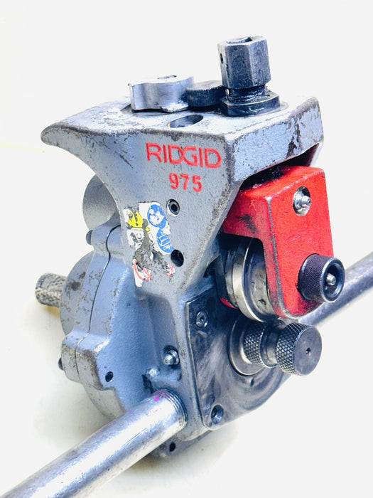 RIDGID 975 Roll Groover  1-1/4" To 6" Fits Ridgid 300 Threader Nice Shape #3
