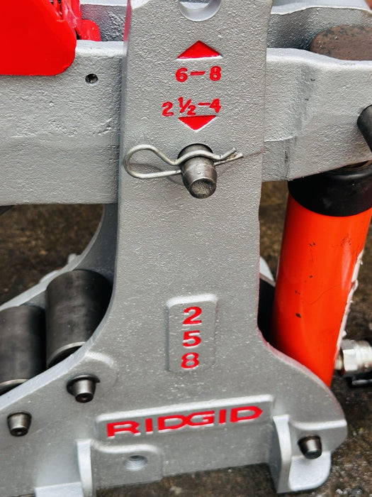 Ridgid 258 Power Pipe Cutter 2-1/2-8” w/ Hyd Pump + Rigid 700 Threader 5/29 #1