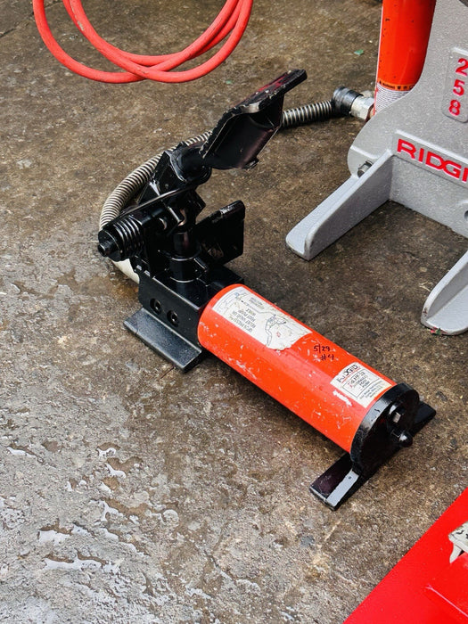 Ridgid 258 Power Pipe Cutter 2-1/2-8” w/ Hyd Pump + Rigid 700 Threader 5/29 #1