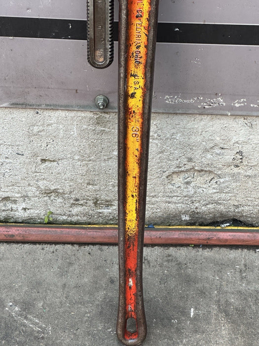 Ridgid 36" Pipe Wrench Heavy Duty Steel 31035 Made in USA #57