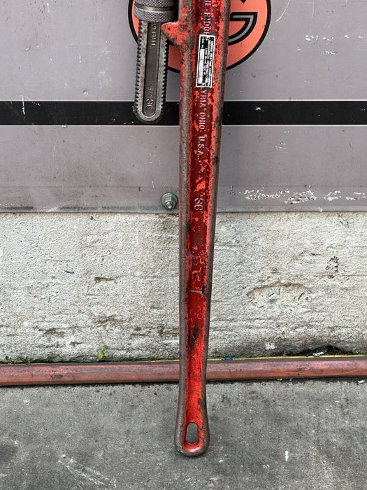 Ridgid 36" Pipe Wrench Heavy Duty Steel 31035 Made in USA #58