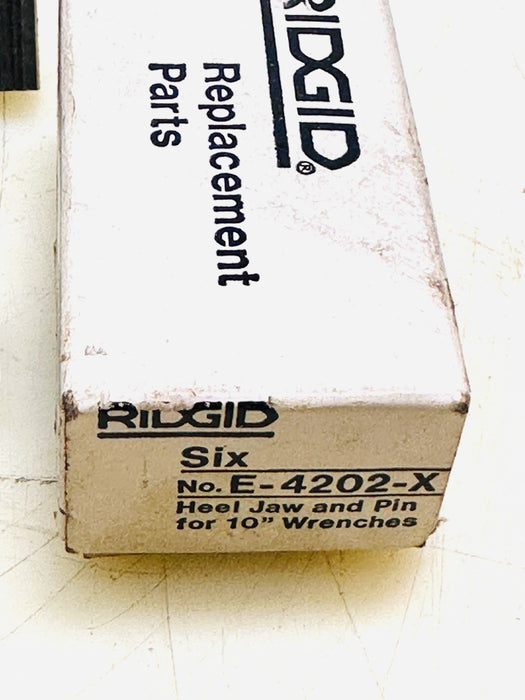 Lot Of Genuine Ridgid Jaw Hook , Heel Jaw, Pins Etc For 24, 12, 10, Pipe Wrench