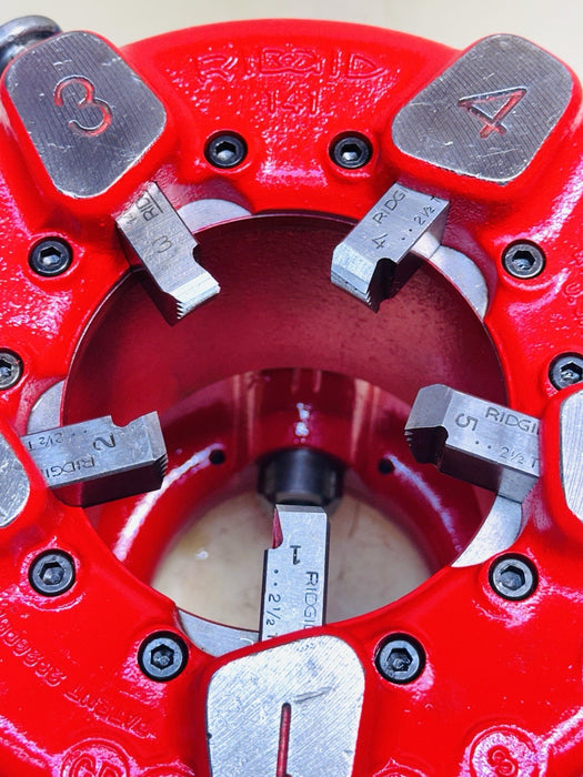 RIDGID 141 Pipe Threader 2-1/2-4" 36620 + Loop F300 535 1224 6/6 Reconditioned