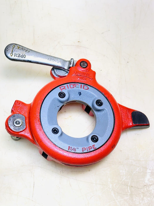 Ridgid 500A 1-1/4” Quick-Opening Mono Die Head For 300, 535 Threader #7 NEW