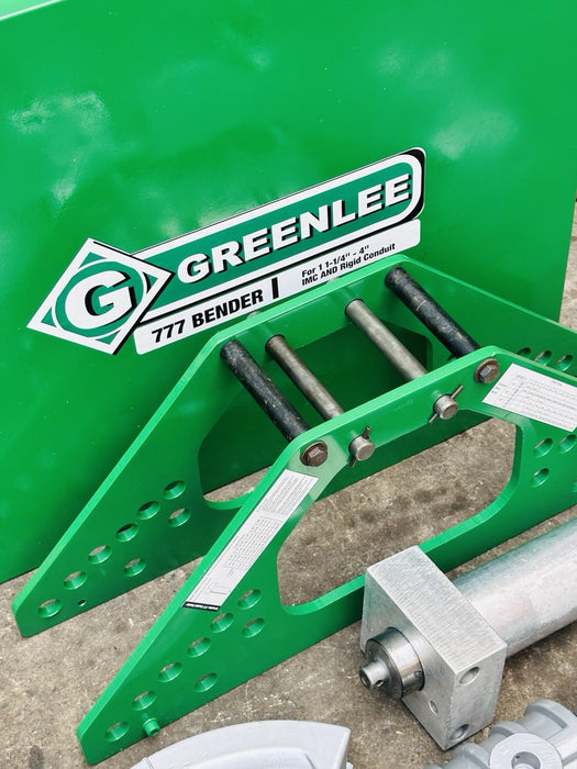Greenlee 777 Hydraulic Bender 1-1/4”-4” Rigid Conduit *Refurbished* BG7