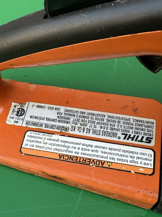 Strong Running Stihl MS250 Chainsaw 18" Bar & Chain Good Compression Runs Great!