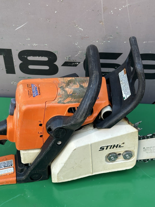 Strong Running Stihl MS250 Chainsaw 18" Bar & Chain Good Compression Runs Great!