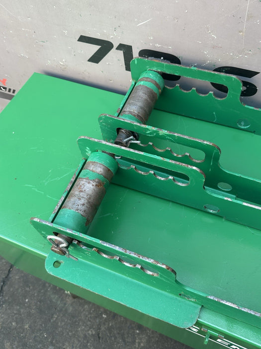 2 Greenlee 39661 Roller Assembly Reel 6in 2000lb Capacity 48in Length