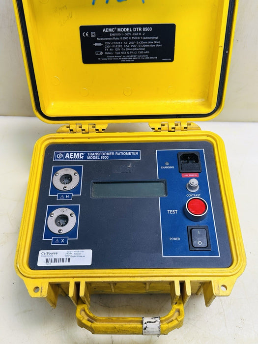 AEMC Instruments Transformer Ratiometer Model DTR 8500 BG2