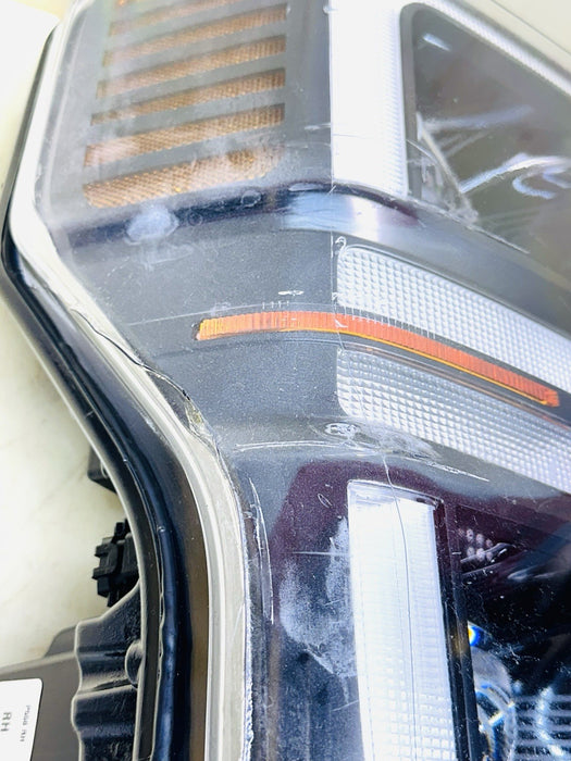 2020-2022 Ford F-250 350 LED RH Passenger Side Headlight Assembly Black Bezel